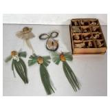 Collection of 15 Victorian Christmas Ornaments
