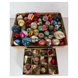 Selection of 40 Plus Antique Christmas Ornaments