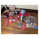 Vintage Christmas Ornament and Ephemera Lot