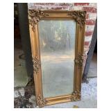 Rococo Revival Gilded Gesso Wall Mirror