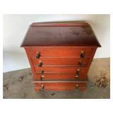 Antique American Five-Drawer Miniature Chest