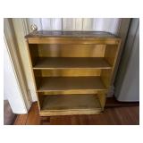 Painted Mahogany Three-Shelf Bookcase