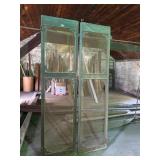 Pair of Victorian Painted Wood Screen Doors