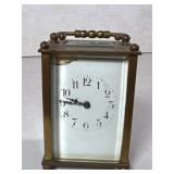 Brass Auntie Carriage Clock