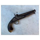 Antique Percussion Lock Cavalry Pistol