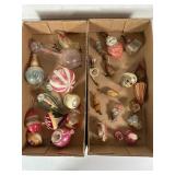 Collection of Vintage Blown Glass Ornaments