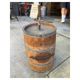 19th Century Hand Cranked Barrel Butter Churn