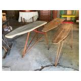 Group of 3 Vintage Keller Wood Ironing Boards