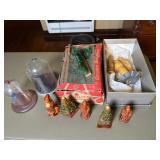 Breininger Pottery and Vintage Christmas Grouping