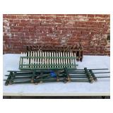 Antique Garden Fence and Lattice Toy Fence