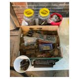 Assortment of Antique Brass and Iron Hardware
