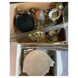 Vintage Brass and Vitreous China Hardware
