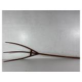 Primitive Single-Piece Bentwood Hay Fork