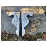 A Trio of Victorian Style Architectural Brackets