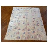 Hand-Stitched Dresden Plate Quilt & Sham Set