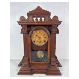 Antique American Gingerbread Mantel Clock