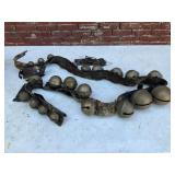 Antique Graduated Brass Sleigh Bell Set