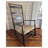 Shaker No. 7 Upholstered Ladder-Back Rocking Chair