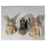 Trio of Vintage Papier-Mï¿½chï¿½ Christmas Angels