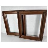 Pair of Antique Carved Walnut Picture Frames