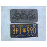 Two Pennsylvania Bicentennial Automobilia Items