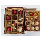 Collection of Early Hand-Painted Glass Ornaments