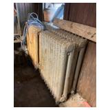 3 Antique Cast Iron Rococo Radiators