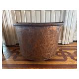 Large Dovetailed Copper Apple Butter Kettle