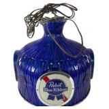 Pabst Blue Ribbon Beer Swag Hanging Lamp