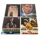 A Collection of Vintage Action Movie LaserDiscs
