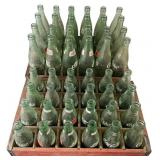 Vintage Coca-Cola Wooden Crates and Glass Bottles