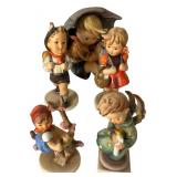 An Assortment of Goebel Hummel Figurines