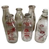 Vintage Pennsylvania Dairy Milk Bottle Collection