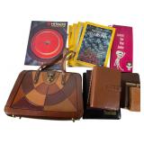 Vintage Burlington Patchwork Leather Bag and Ephem