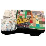 1990s Promotional Apparel and Hand-Sewn Quilts Lot