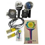 1961 Sylvania Sun Gun Movie Light and Cameras