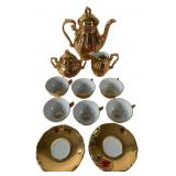 Edelstein Bavaria Gold Porcelain Coffee Service