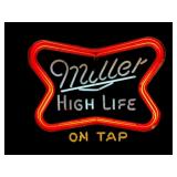 1991 Miller Beer High Life Neon Sign