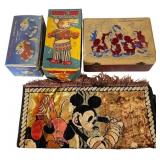 Collection of Vintage Disney and Cragstan Toys