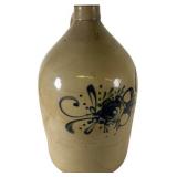 Cobalt Decorated Salt-Glazed Stoneware Jug