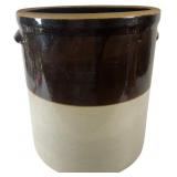 Two-Tone Buckeye Pottery 5-Gallon Stoneware Crock