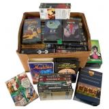 Huge 1980s-2010s VHS & DVD Media Collection