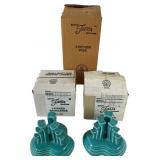 Trio of Fiesta Turquoise Tableware.
