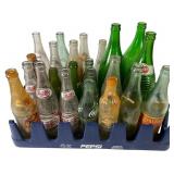 Collection of 23 Vintage Assorted Beverage Bottles