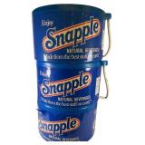 3 Huge Snapple Plastic Promo Super Coolers