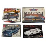 A Group of Four Vintage Plastic Model Kits