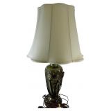 Art Nouveau Mixed Texture Urn Lamp