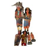 A Collection of Skookum Bully Good Indian Dolls