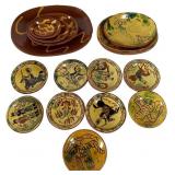 Collection of 17 Breininger Pottery Pennsylvania R