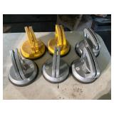 Six Heavy Duty Suction Cup Lifters
